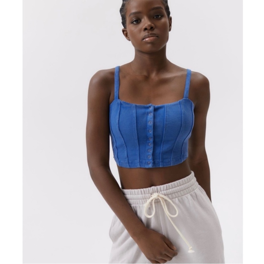 urban outfitters blue tank small